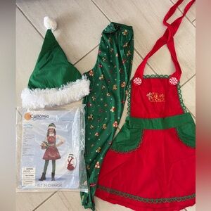 California Costumes Festive Elf Outfit - Red and Green